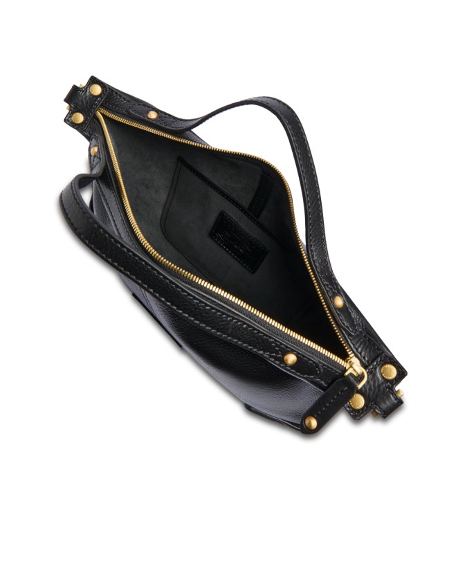  The Bridge - Borsa a Mano con Tracolla in Pelle con Zip Tg. 