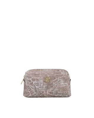 Ynot - Small Aeterna Faux Leather Beauty Case - Almond