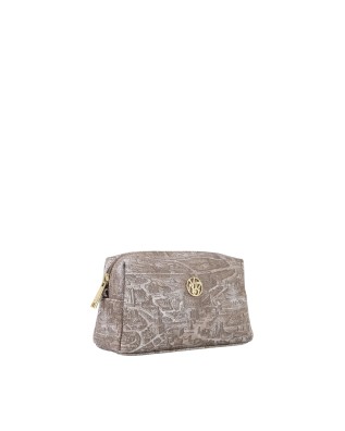 Ynot - Small Aeterna Faux Leather Beauty Case - Almond 2
