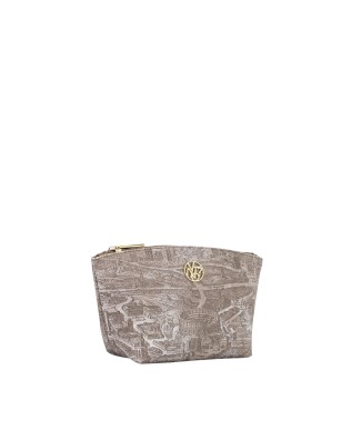 Ynot - Aeterna Medium Faux Leather Beauty Case - Almond 2