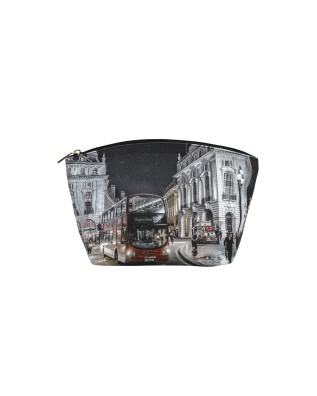  Ynot - Beauty Case Donna stondato stampa city Yesbag