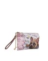  Ynot - Clutch donna piccola con tracolla Metro Chic Stampa Dog