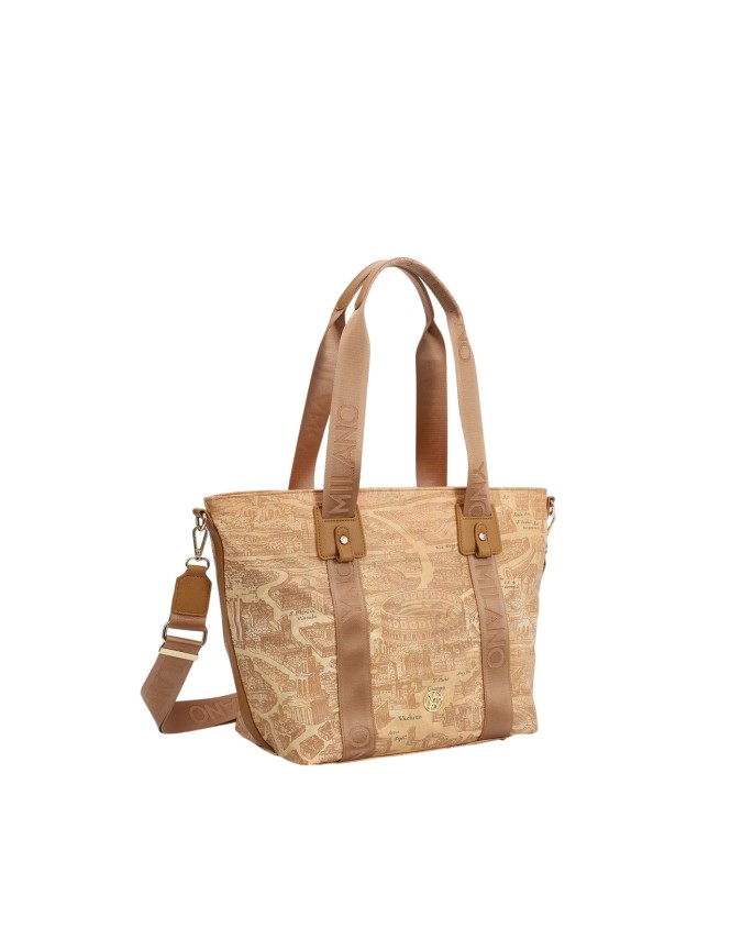  Ynot - Borsa shopping con tracolla fantasia città Gum