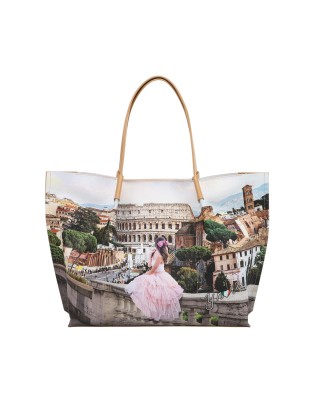  Ynot - Borsa shopping in ecopelle large Yesbag 2
