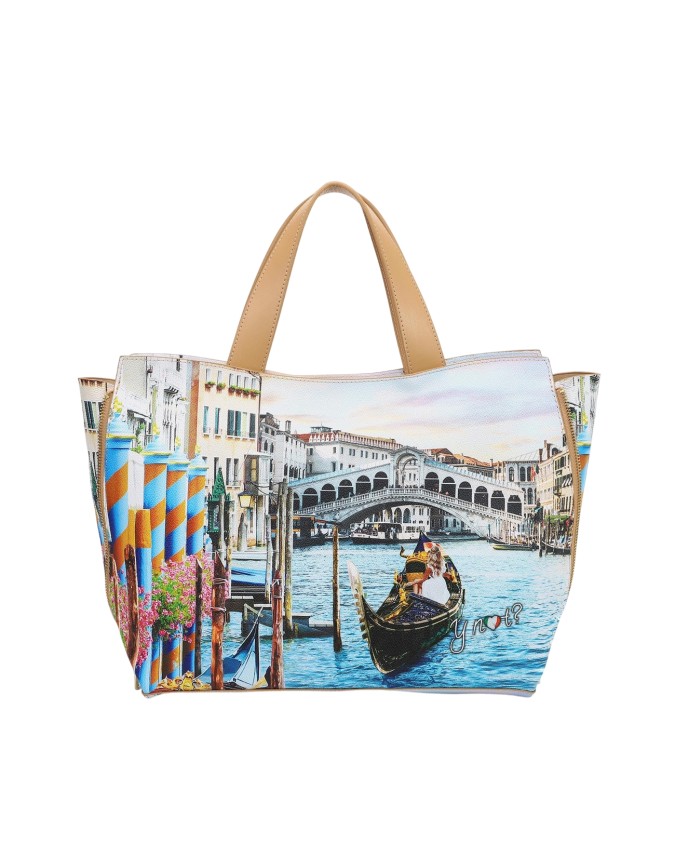  Ynot - Borsa Tote bag large in ecopelle Yesbag