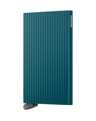Secrid - Fluted Plus Aluminum Credit Card Holder - Teal+