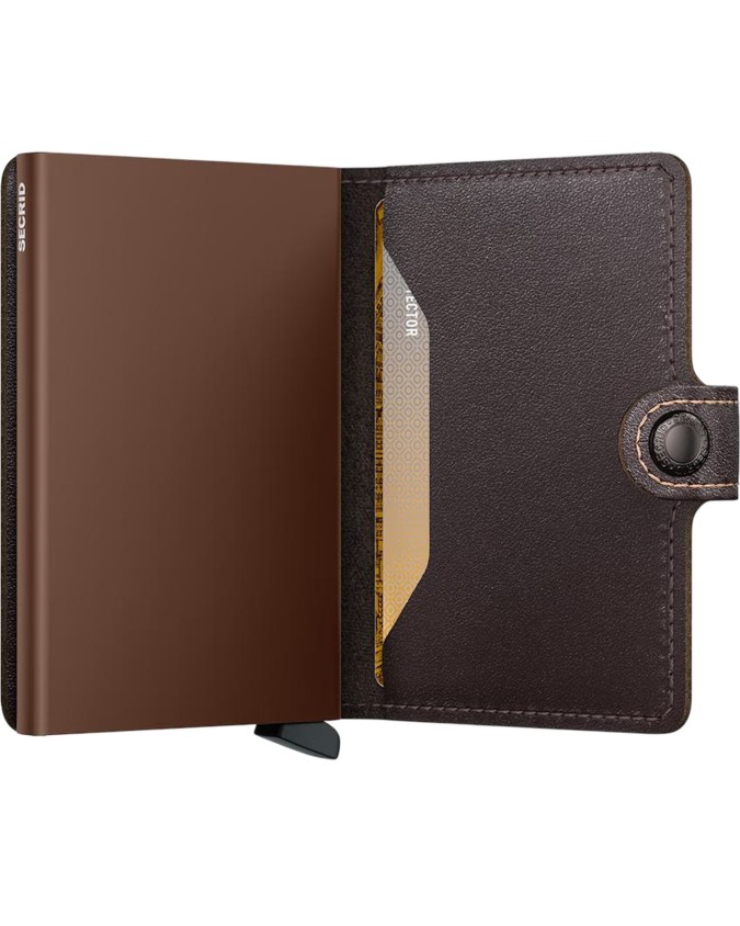  Secrid - Miniwallet in pelle e alluminio Original