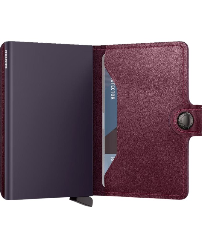  Secrid - Miniwallet in pelle e alluminio Original