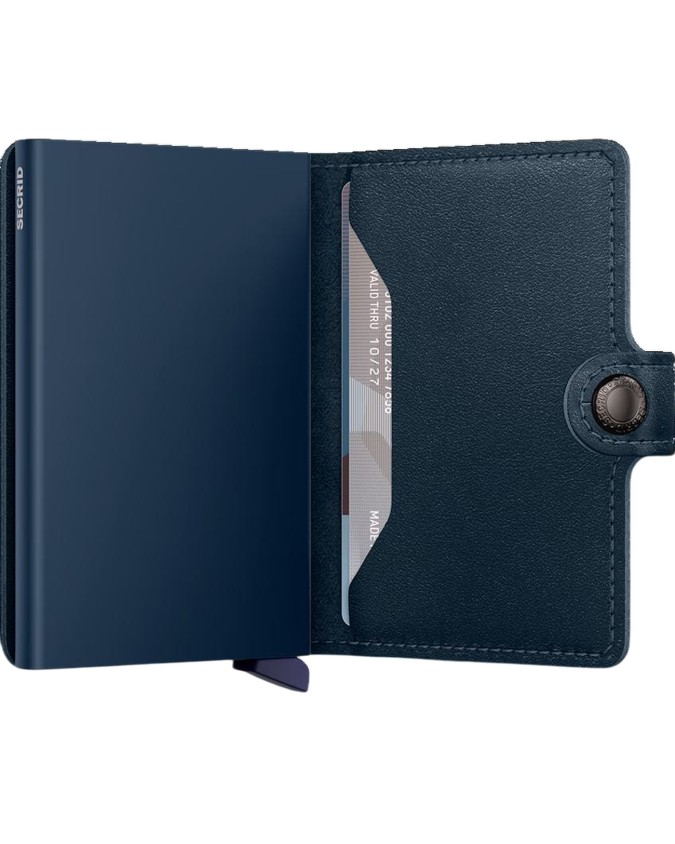 Secrid - Miniwallet in pelle e alluminio Original