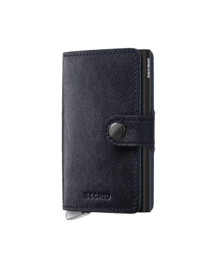 Secrid - Miniwallet Basco: Small Leather and Aluminum...