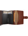 Secrid - Miniwallet Basco: Small Leather and Aluminum Wallet