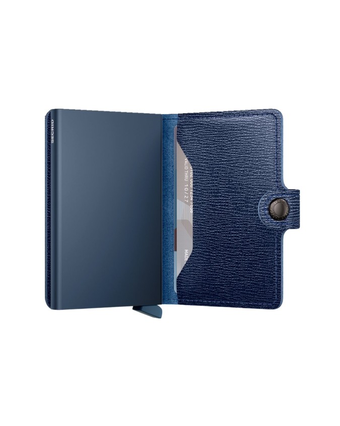  Secrid - Miniwallet in pelle e alluminio Crisple