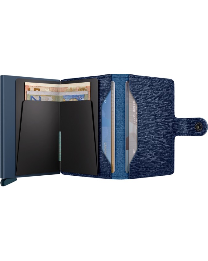  Secrid - Miniwallet in pelle e alluminio Crisple