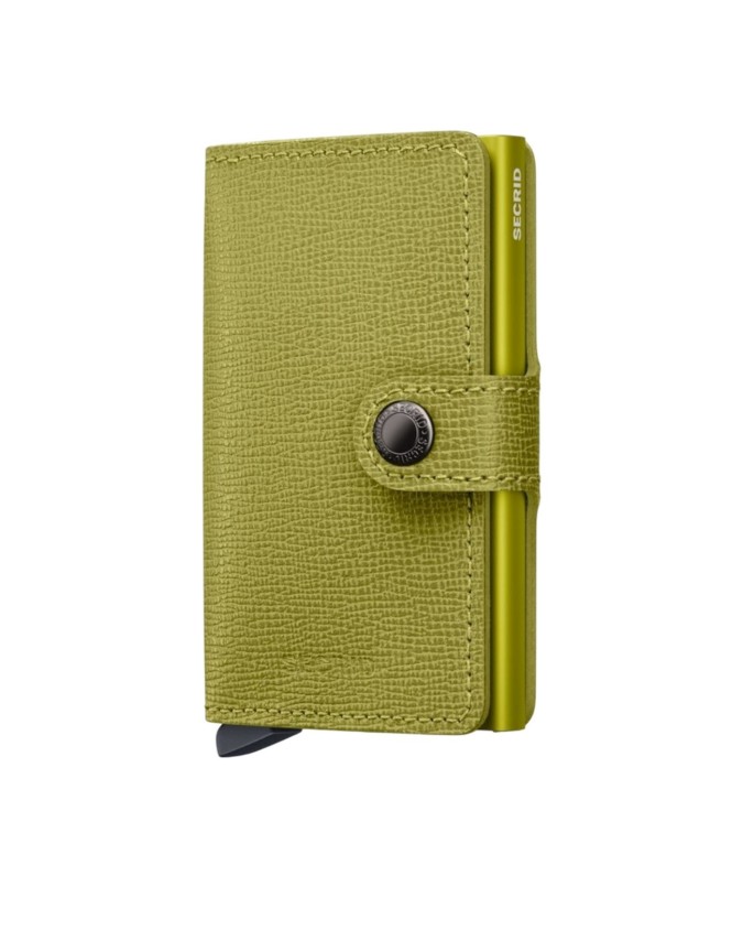  Secrid - Miniwallet in pelle e alluminio Crisple