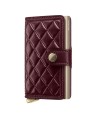 Secrid - Emboss Diamond Plus Leather and Aluminum Wallet