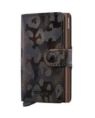  Secrid - Miniwallet in pelle e alluminio Jungle