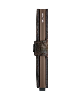 Secrid - Mini-Geldbörse aus Leder und Aluminium Jungle 2