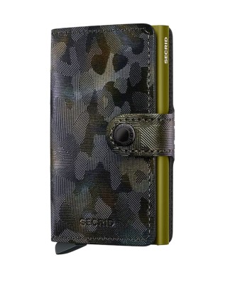  Secrid - Miniwallet in pelle e alluminio Jungle