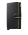 Secrid - Portafoglio piccolo in pelle e alluminio Miniwallet Matte