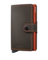 Secrid - Miniwallet Matte: Small Leather and Aluminum Wallet
