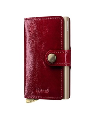  Secrid - Miniwallet in pelle e alluminio Naplack Plus