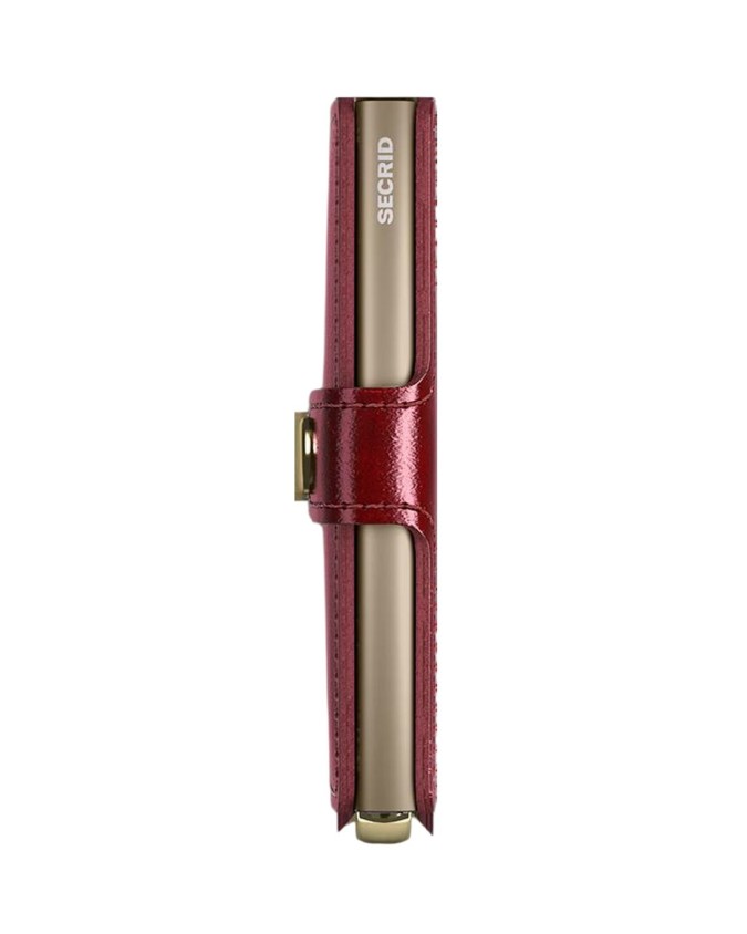  Secrid - Miniwallet in pelle e alluminio Naplack Plus