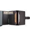 Secrid - Portafoglio mini in pelle e alluminio Miniwallet Optical