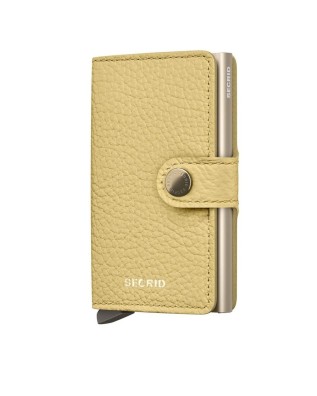 Secrid - Pebble Leather and Aluminum Miniwallet