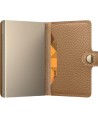 Secrid - Pebble Leather and Aluminum Miniwallet