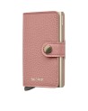  Secrid - Miniwallet in pelle e alluminio Pebble