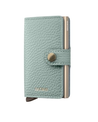  Secrid - Miniwallet in pelle e alluminio Pebble