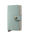  Secrid - Miniwallet in pelle e alluminio Pebble