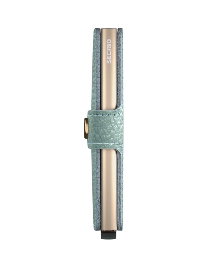  Secrid - Miniwallet in pelle e alluminio Pebble