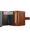 Secrid - Mini-Geldbörse aus Leder und Texano-Aluminium
