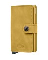 Secrid - Portafoglio in pelle sfumata ed alluminio Miniwallet Vintage