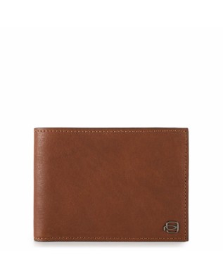 PIQUADRO - Portafoglio uomo con portamonete in pelle - Cuoio 2