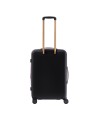 Braccialini - Erweiterbarer 4-Rad-Trolley, Größe M, aus Polycarbonat, Farbe Perla