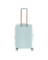 Braccialini - Erweiterbarer 4-Rad-Trolley, Größe M, aus Polycarbonat, Farbe Perla