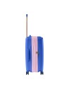 Braccialini - Erweiterbarer 4-Rad-Trolley, Größe M, aus Polycarbonat, Farbe Perla