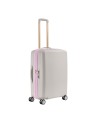 Braccialini - Expandable 4-Wheel Trolley, Size M, in Pearl Polycarbonate