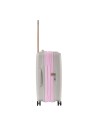 Braccialini - Expandable 4-Wheel Trolley, Size M, in Pearl Polycarbonate