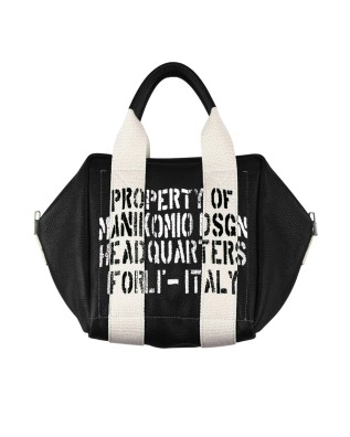 Manikomio Design - Lady 24 Genuine Leather Handbag with...
