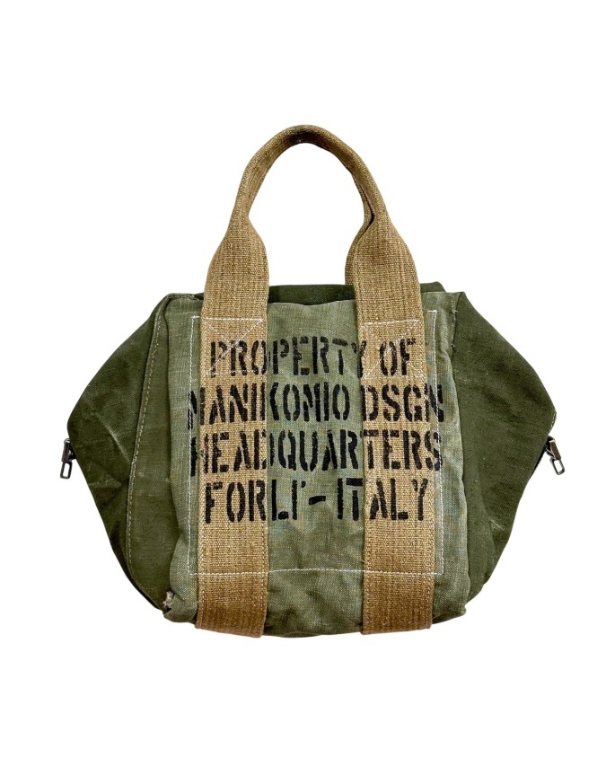  Manikomio Design - Borsa a mano con tracolla in canapa Lady 24