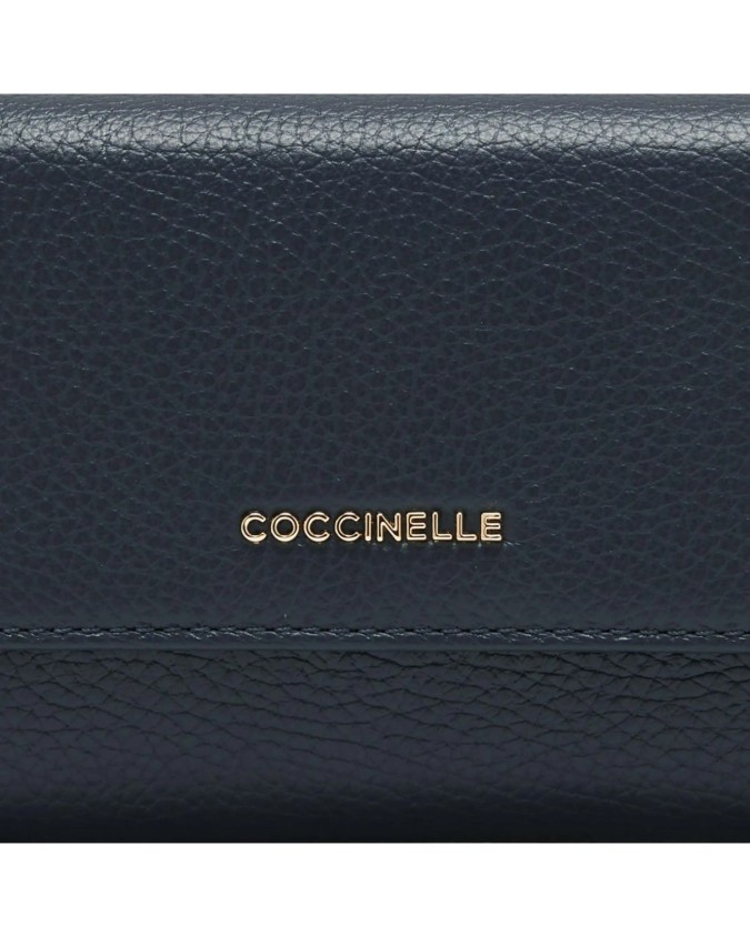  Coccinelle - Portafoglio donna con tasca porta monete in pelle