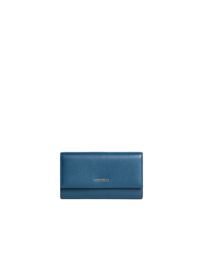  Coccinelle - Portafoglio con patta e porta monete in pelle