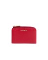  Coccinelle – Portafoglio mini in pelle Metallic Soft