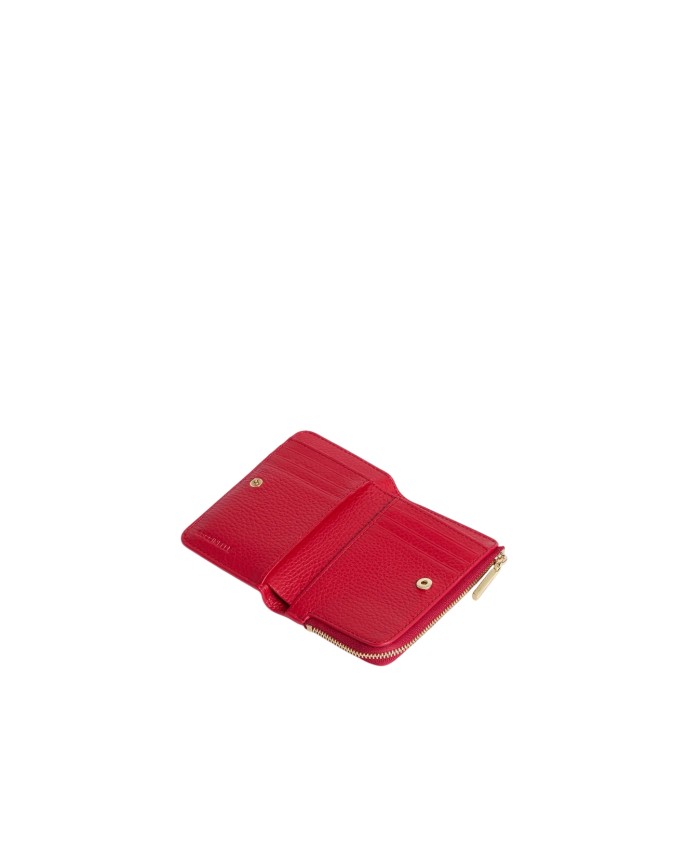  Coccinelle – Portafoglio mini in pelle Metallic Soft