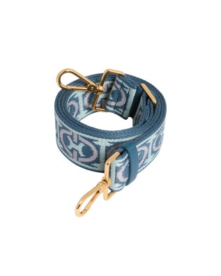 Coccinelle - Tracolla in tessuto Jacquard con motivo Monogram