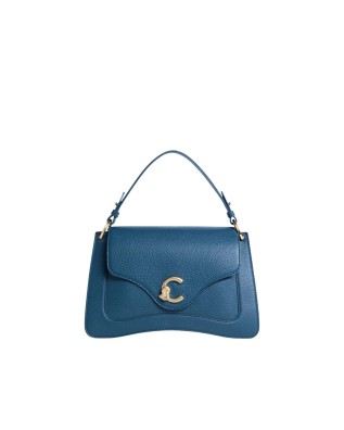  Coccinelle – Borsa a mano in pelle con patta media C-ME