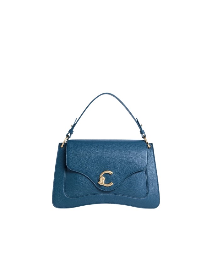  Coccinelle – Borsa a mano in pelle con patta media C-ME